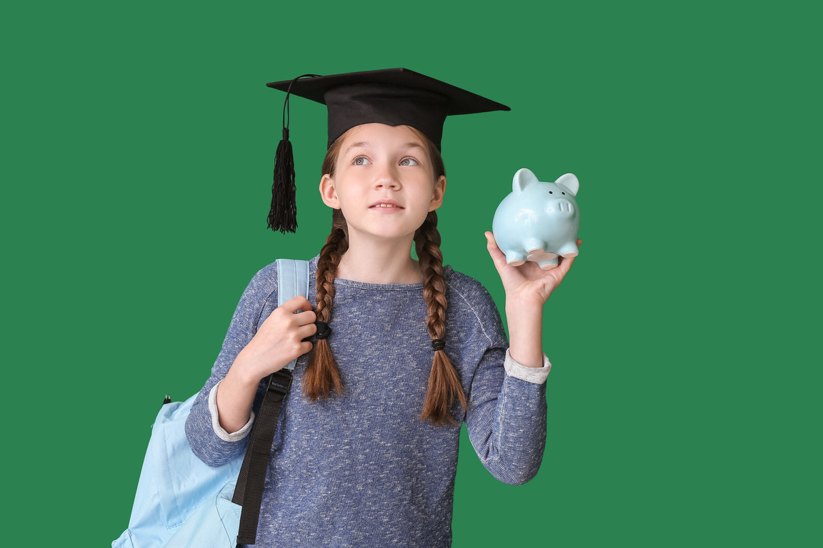 Girl with Savings for Education