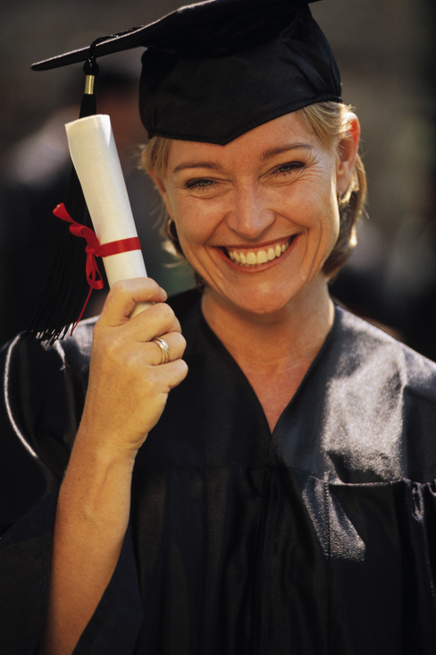 Woman graduate